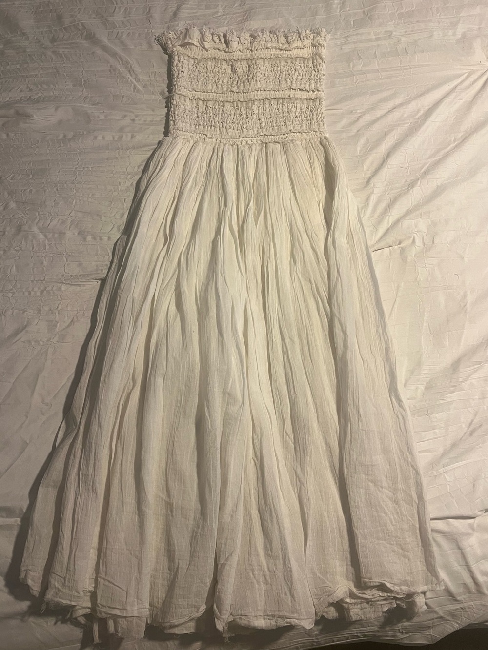Free people strapless maxi